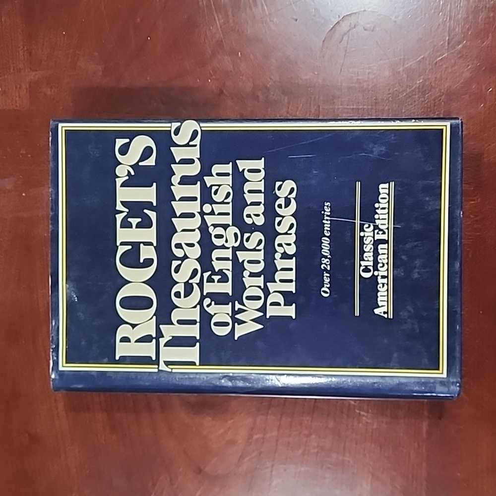 Rogets Thesaurus book